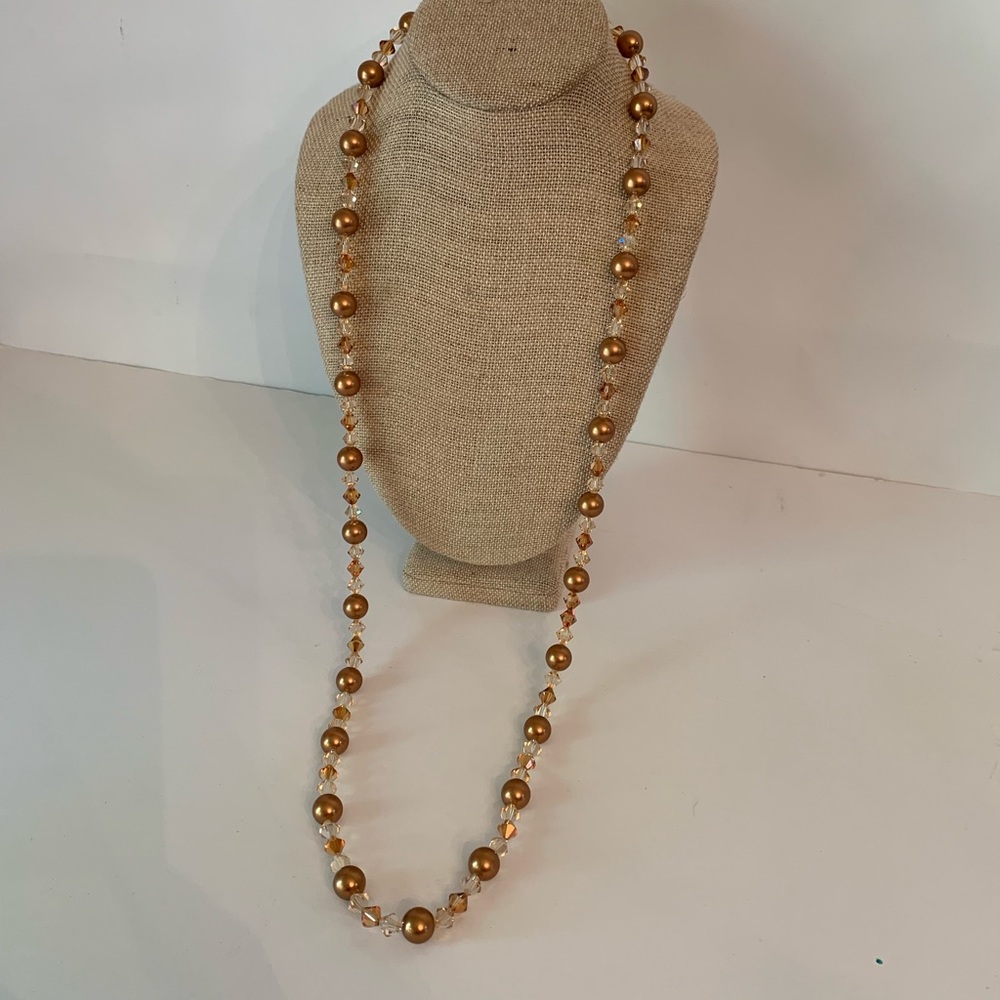 Sparkly Beaded Long Necklace